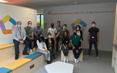 Visite du 5G Lab Orange