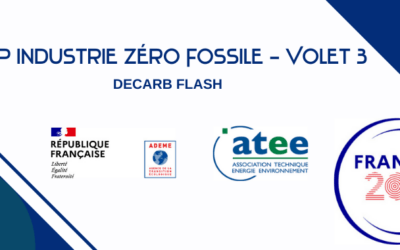 France 2030 : Appel à Projets – Industrie Zéro Fossile – Volet 3 DECARB FLASH