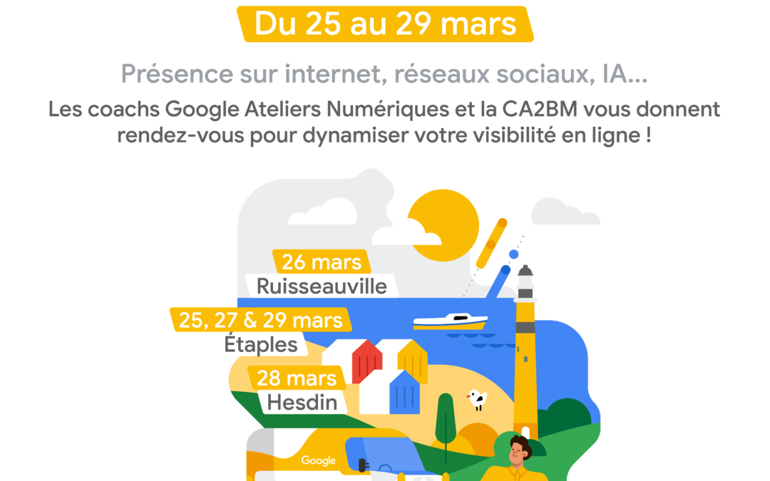 Tournée Côte d’Opale Google Ateliers Numériques