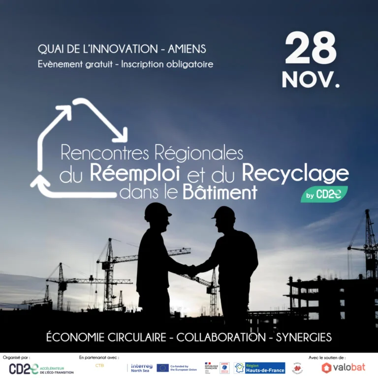 4ème édition des Rencontres Régionales du Réemploi et du Recyclage dans le Bâtiment