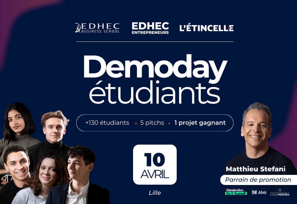 Demo Day : les étudiants entrepreneurs de l’Edhec pitchent !