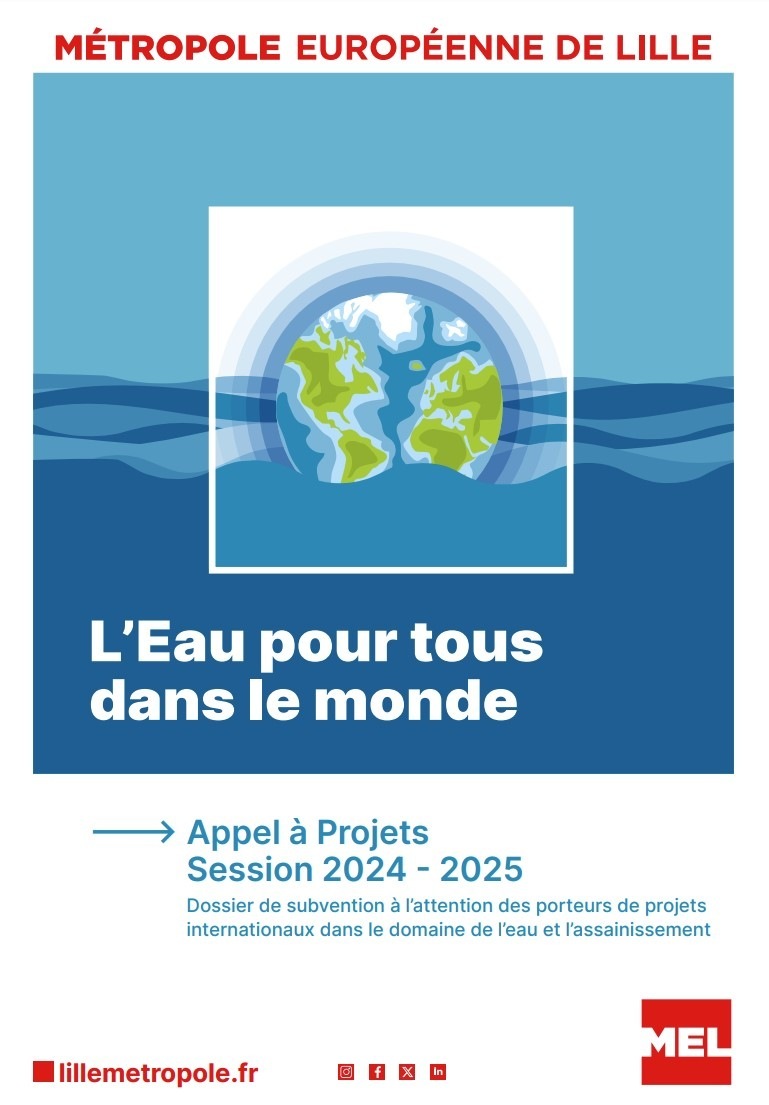 Appel à Projets : l’eau pour tous : un engagement de la MEL pour un accès à l’eau propre et à l’assainissement