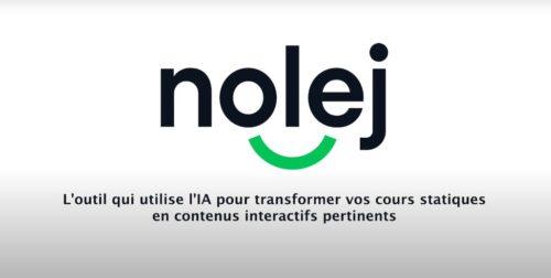 NOLEJ : quand l’intelligence artificielle apporte de l’interaction à l’apprentissage