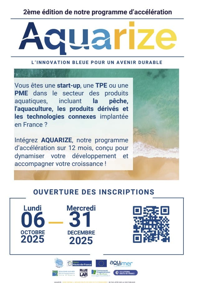 AQUARIZE 2026 : Le programme national qui propulse l’innovation bleue