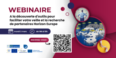 A la découverte d&rsquo;outils pour faciliter votre veille et recherche de partenaires Horizon Europe