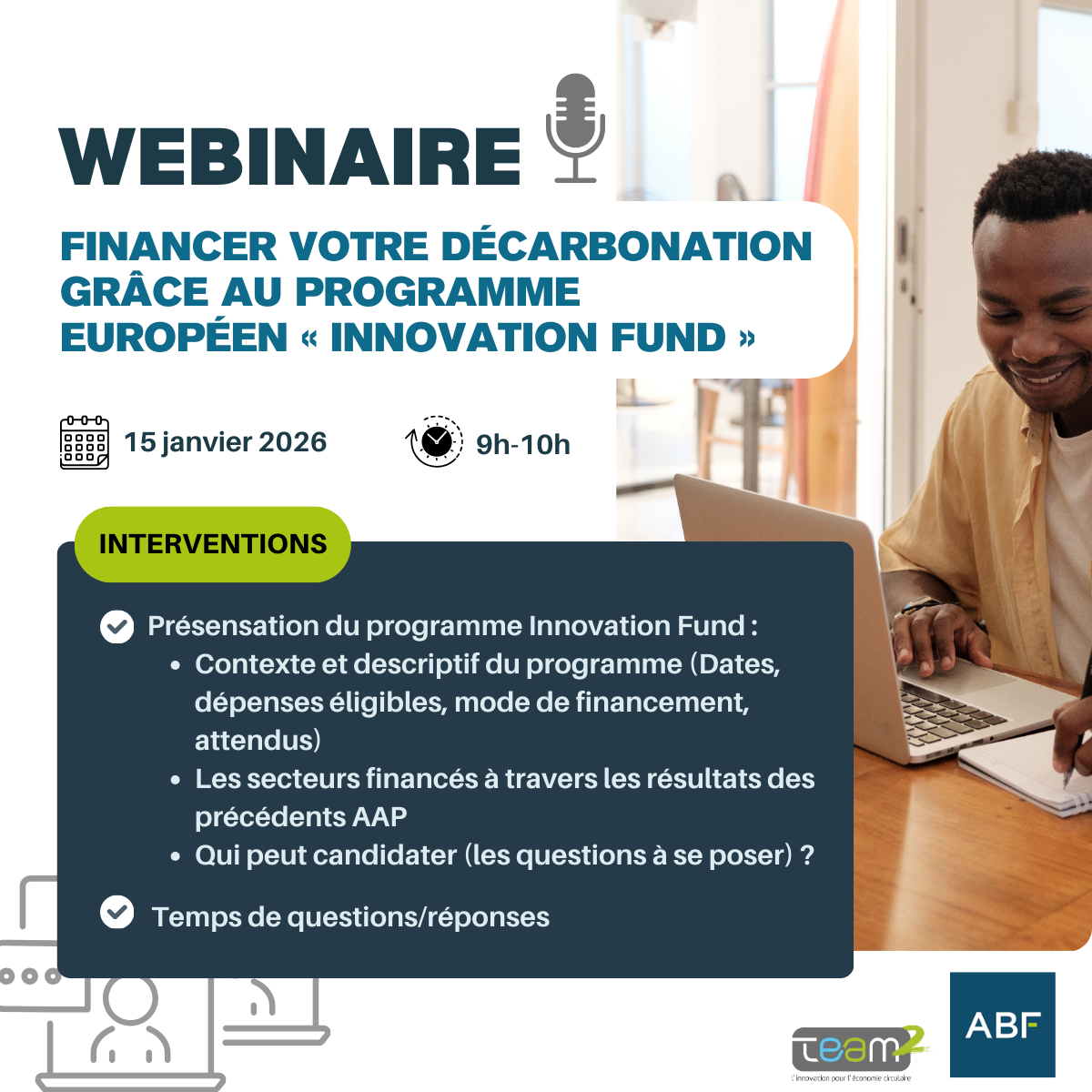 Webinaire – Financer votre décarbonation grâce au programme européen « Innovation Fund »