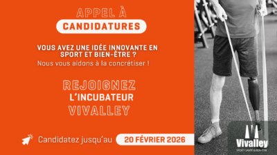 Appel à candidatures de Vivalley, l’incubateur en sport, santé, bien-être