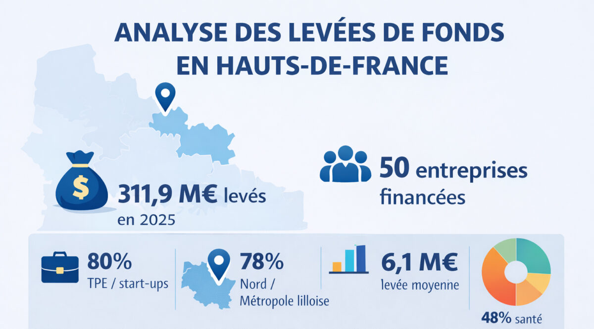 Baromètre des levées de fonds 2025 en Hauts-de-France
