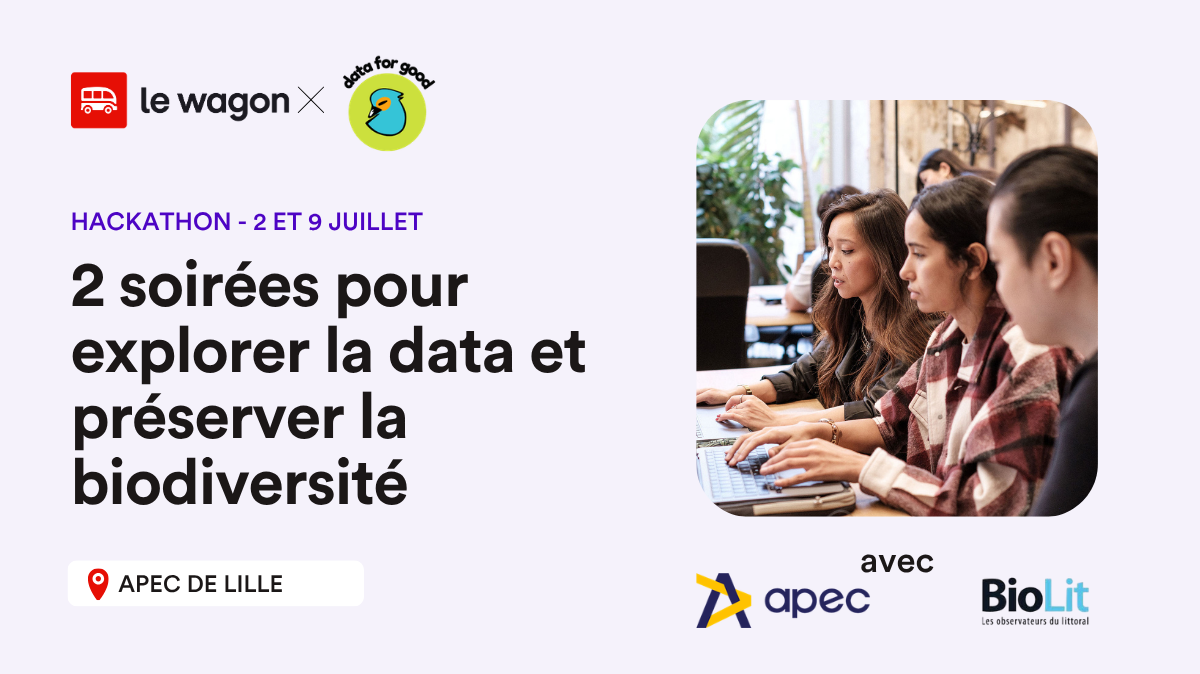 2 soirées pour explorer la data pour préserver la biodiversité