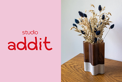 Studio Addit : transformer les déchets de chantier en objets design
