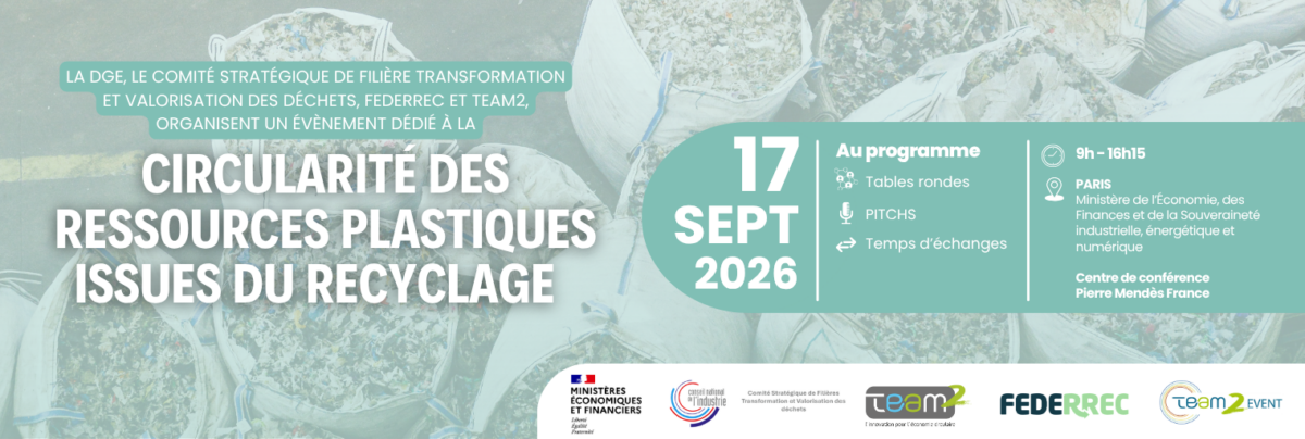Circularité des ressources plastiques issues du recyclage